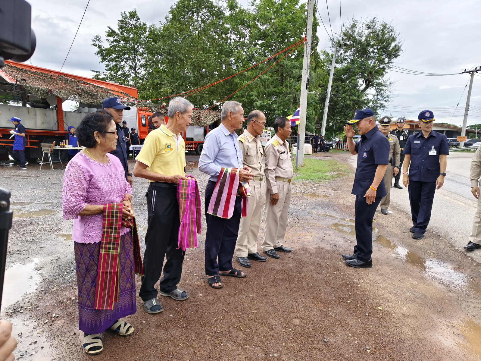 หนองคาย ผู้บัญชาการหน่วยบัญชาการทหารพัฒนาปฏิบัติภารกิจในพื้นที่
