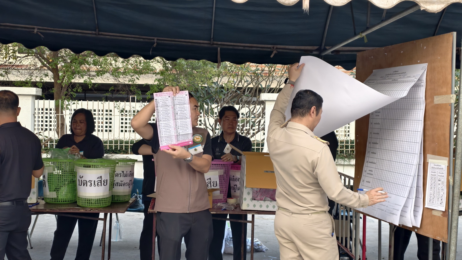 หนองคาย ภาพรวมการเลือกตั้งเรียบร้อยดี มีฉีกบัตรออกเสียงประชามติ 1 ราย