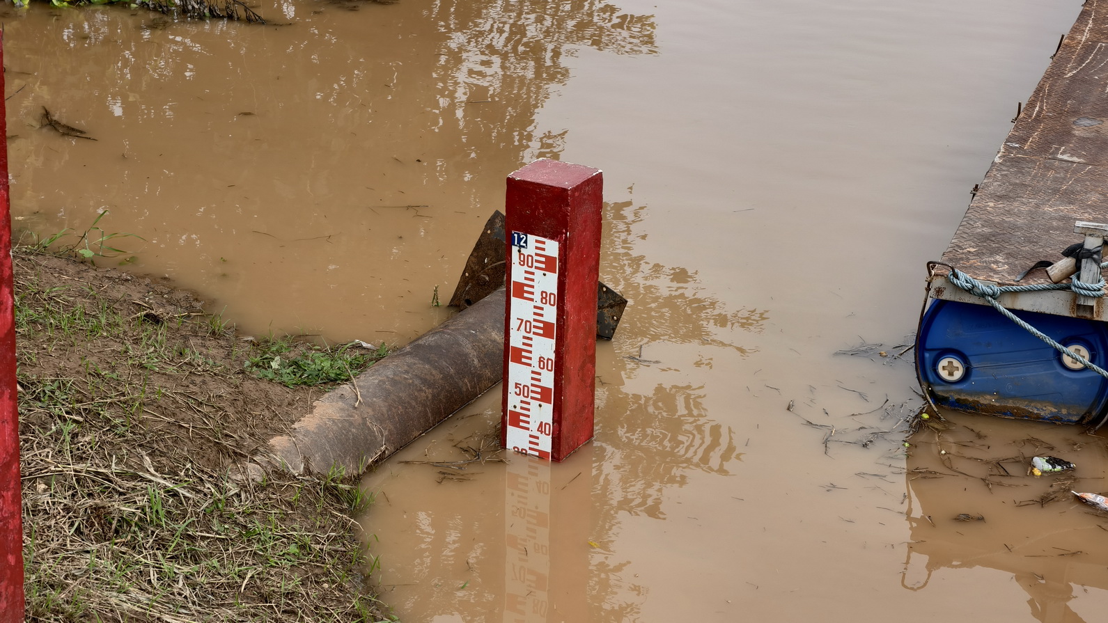 หนองคาย น้ำโขงขึ้นต่อเนื่องห่างระยะวิกฤติไม่ถึงเมตรแล้ว